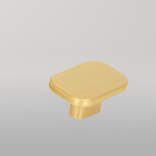 Momo Handles Momo Aspen Solid Brass Knob 40mm Brushed Satin Brass