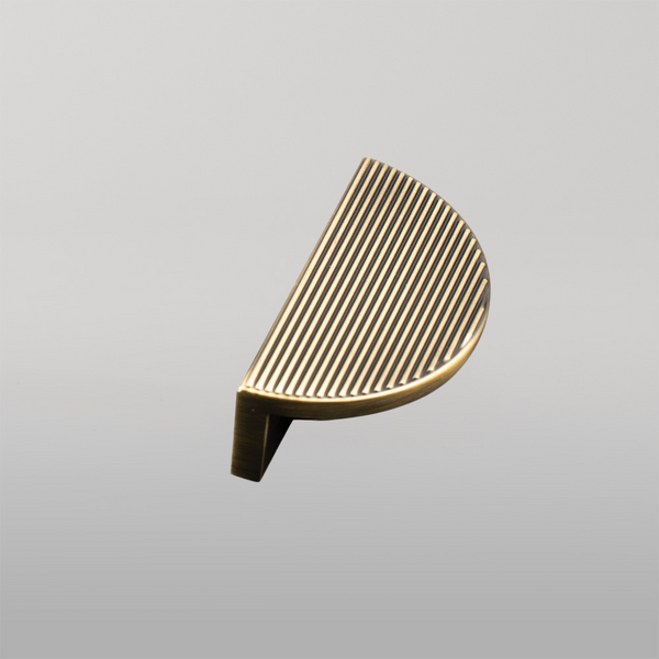 Momo Handles Momo Barrington Eclipse Ribbed 64mm Dark Brushed Brass