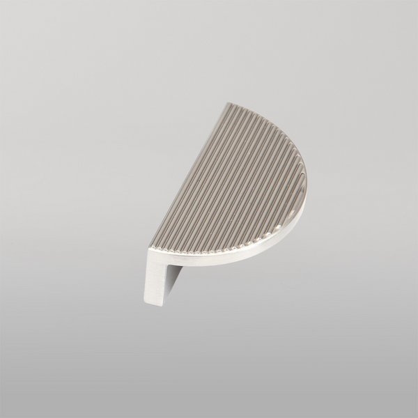 Momo Handles Momo Barrington Eclipse Ribbed 64mm Dull Brushed Nickel