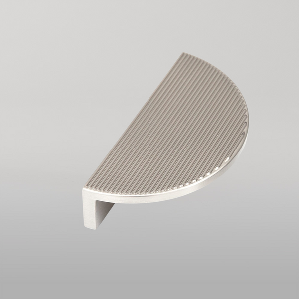 Momo Handles Momo Barrington Eclipse Ribbed 96mm Dull Brushed Nickel