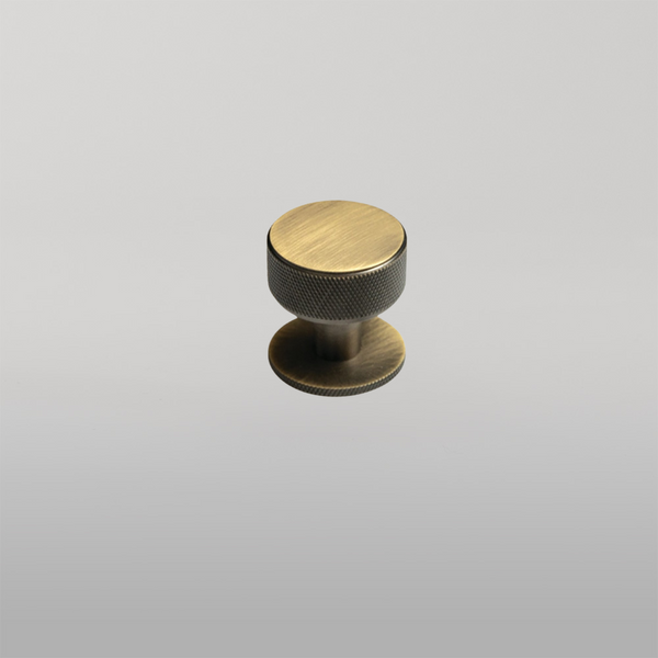 Momo Handles Momo Belgravia Solid Brass Round Knob 35mm Dark Brushed Brass