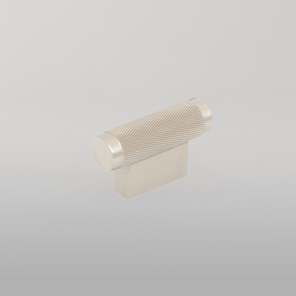 Momo Handles Momo Brighton Solid Brass T Knob 50mm Dull Brushed Nickel