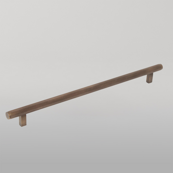 Momo Handles Momo Bellevue Solid Brass Knurled Appliance Pull 416mm Bronze