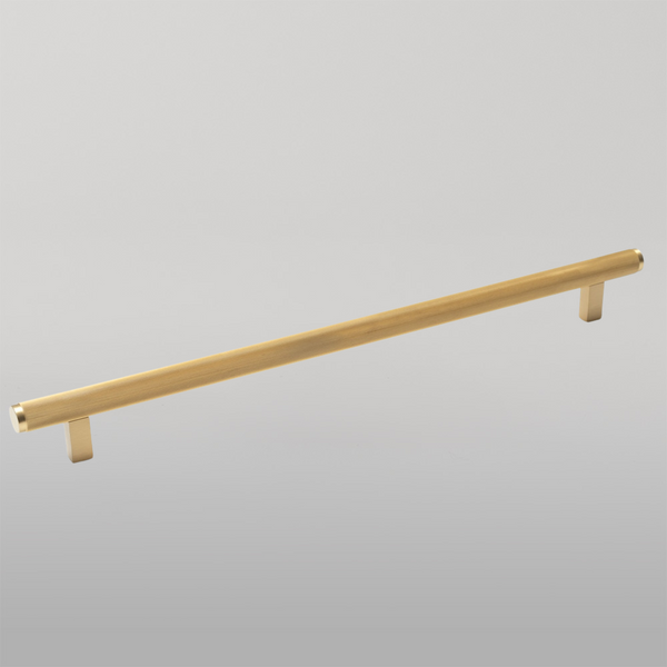 Momo Handles Momo Bellevue Solid Brass Lined Appliance Pull 416mm Brushed Satin Brass