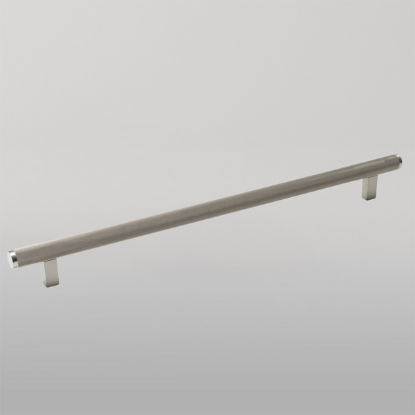 Momo Handles Momo Bellevue Solid Brass Lined Appliance Pull 416mm Dull Brushed Nickel
