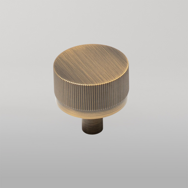 Momo Handles Momo Bellevue Solid Brass Lined Knob 35mm Dark Brushed Brass