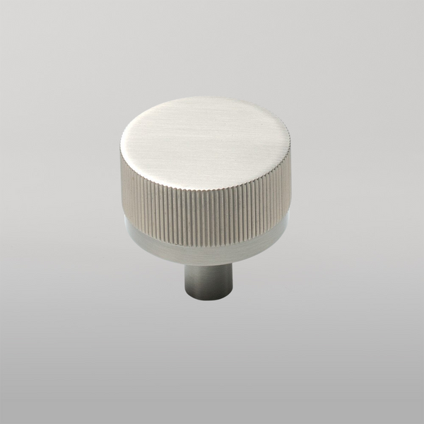 Momo Handles Momo Bellevue Solid Brass Lined Knob 35mm Dull Brushed Nickel