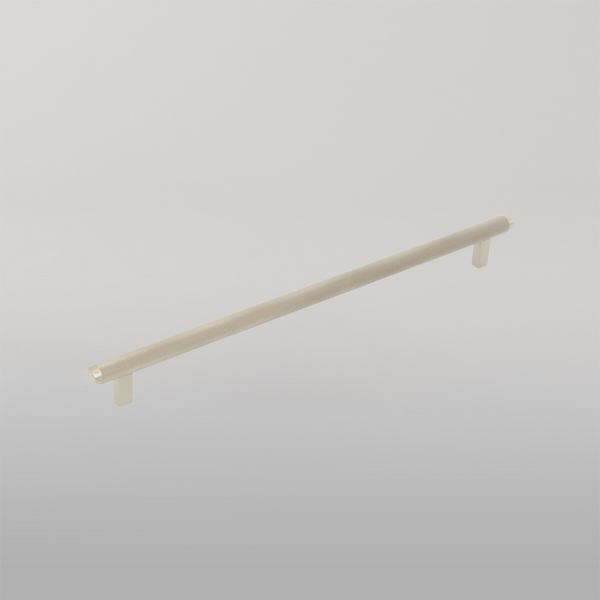 Momo Handles Momo Bellevue Solid Brass Knurled Bar Pull 320mm Dull Brushed Nickel