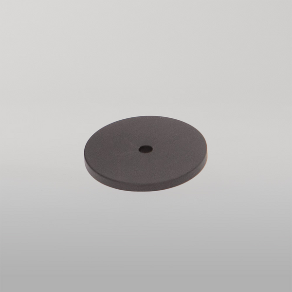 Momo Handles Momo Bellevue Solid Brass Knob Backplate Matte Black