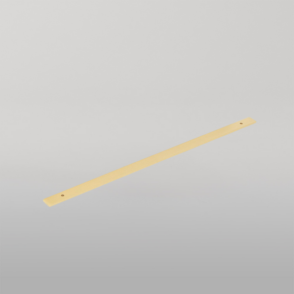 Momo Handles Momo Bellevue Solid Brass Backplate 320mm Brushed Satin Brass
