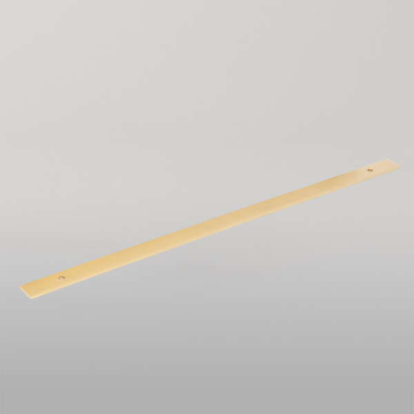 Momo Handles Momo Bellevue Solid Brass Backplate 416mm Brushed Satin Brass