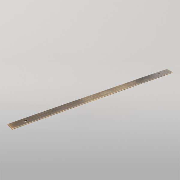 Momo Handles Momo Bellevue Solid Brass Backplate 416mm Dark Brushed Brass