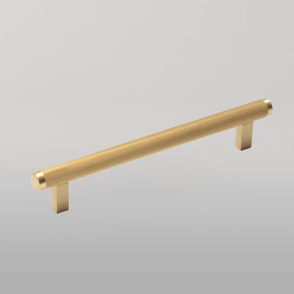 Momo Handles Momo Bellevue Solid Brass Lined Bar Pull 160mm Brushed Satin Brass