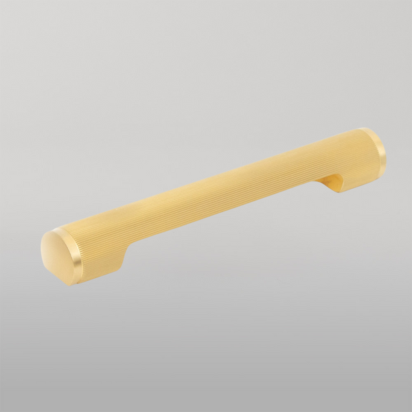 Momo Handles Momo Manhattan Solid Brass Pull Handle 160mm Brushed Satin Brass