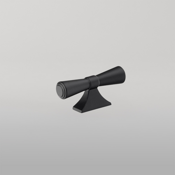 Momo Handles Momo Pembrey T Knob 80mm Matte Black