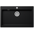 Schock Signus Large Single Bowl Sink 1 Tap Hole Puro Black