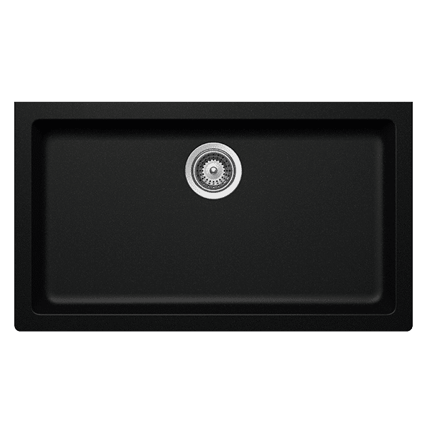 Schock Signus Large Single Bowl Undermount Magma Black
