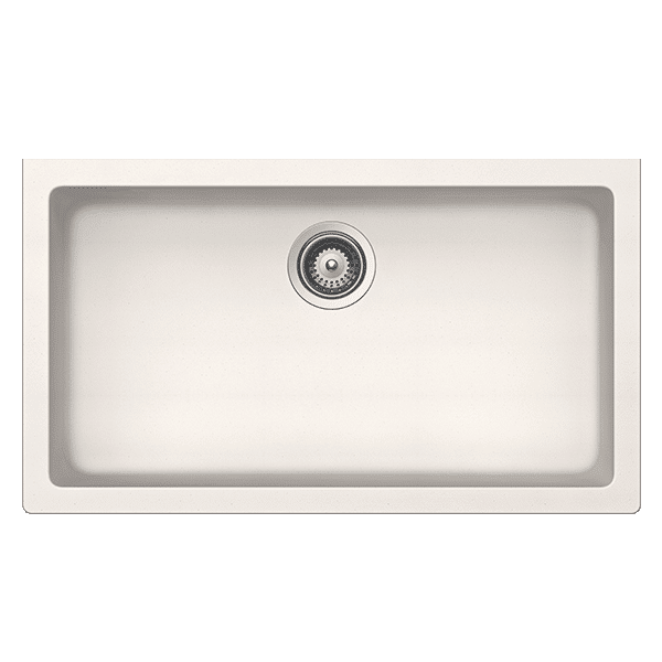 Schock Signus Large Single Bowl Undermount Polaris White