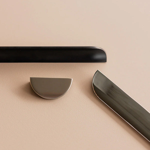 Momo Handles Nick Pull Handle 160mm Brushed Matte Brass