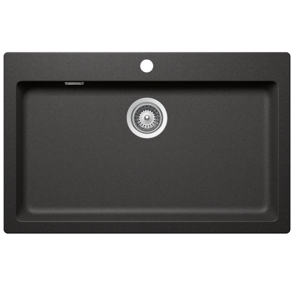 Schock Signus Large Single Bowl 1 Tap Hole Stone Grey