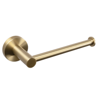 Alma Farina Toilet Roll Holder Brushed Brass Gold