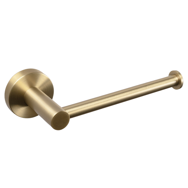 Alma Farina Toilet Roll Holder Brushed Brass Gold