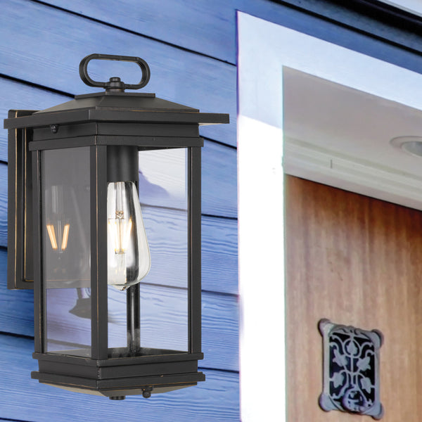 Telbix Nevin Exterior Wall Light Black