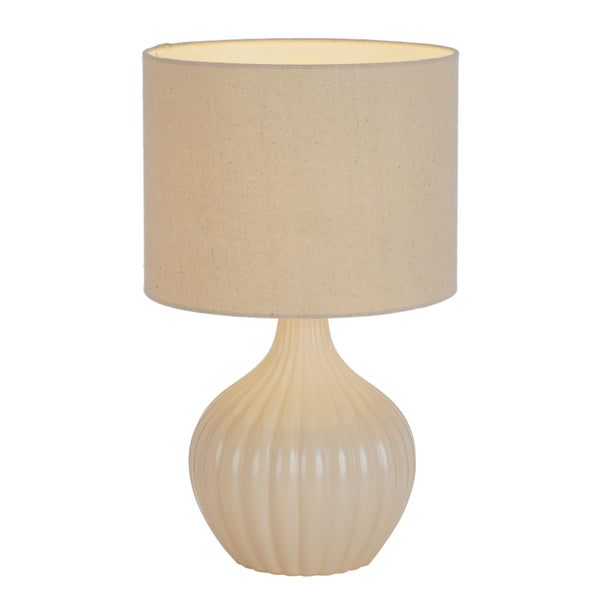 Telbix Nord Ceramic Table Lamp Cream