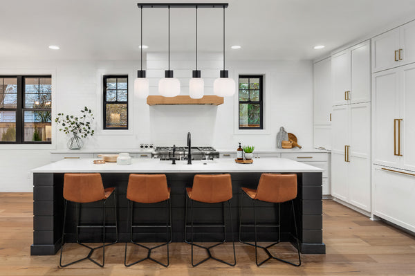 Telbix Nori 4 Lights Pendant Black Opal Matt