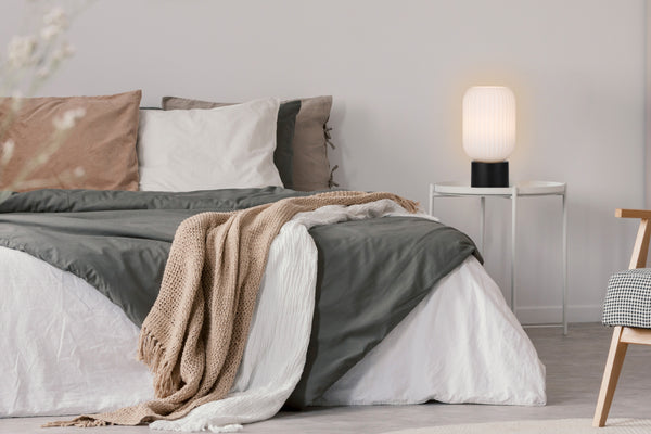 Telbix Nori Table Lamp Black Opal Matt