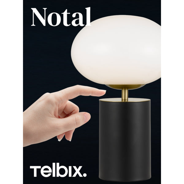Telbix Notal Touch Table Lamp Black