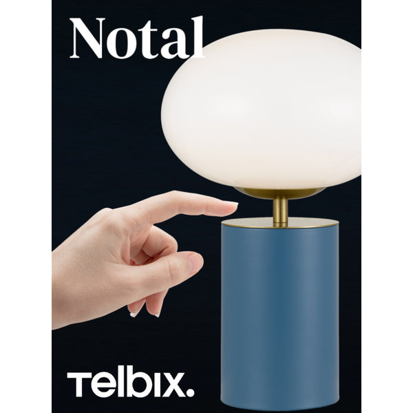 Telbix Notal Touch Table Lamp Blue