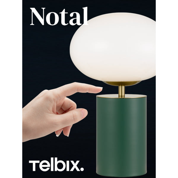 Telbix Notal Touch Table Lamp Green