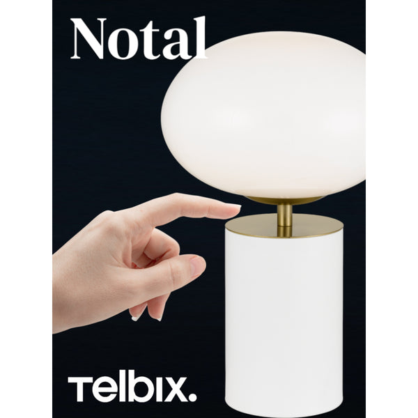 Telbix Notal Touch Table Lamp White