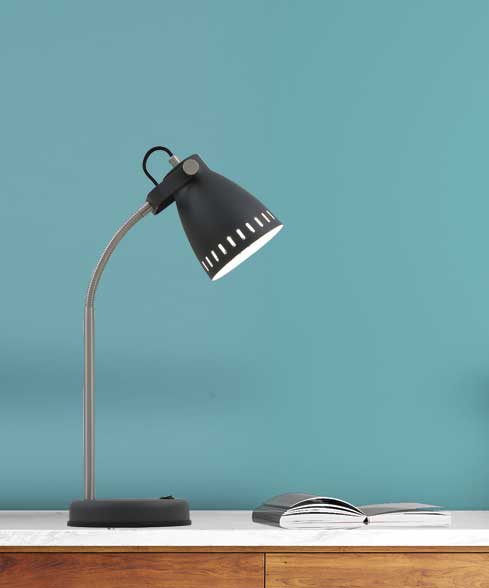 Telbix Nova Table Lamp Dark Grey
