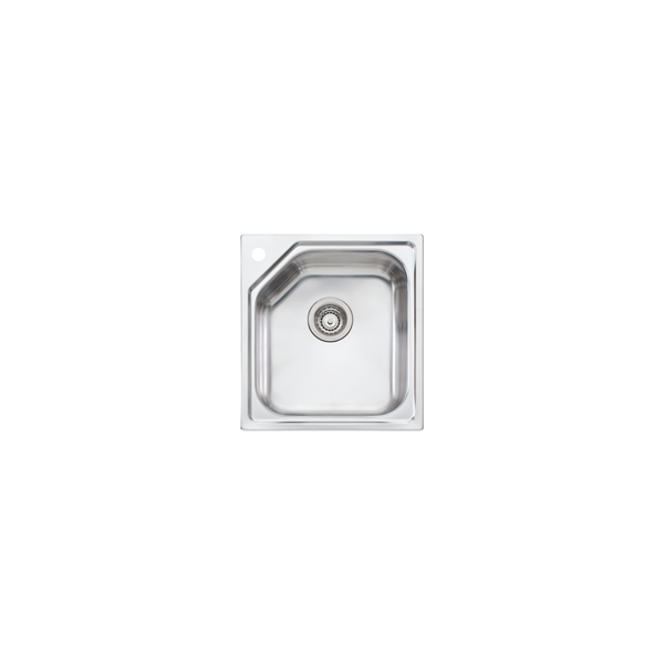 Oliveri Nu-Petite Standard Bowl Topmount Sink Stainless Steel