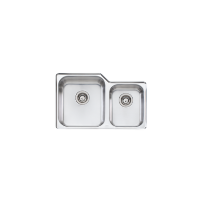 Oliveri Nu-Petite 1 And 3/4 Bowl Undermount Sink Stainless Steel
