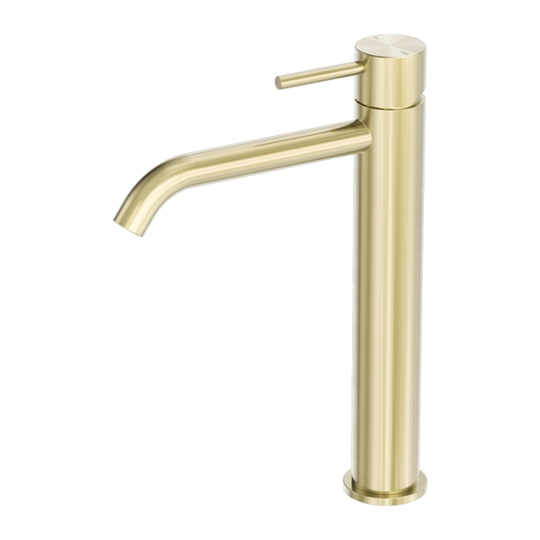 Nero Zen Tall Basin Mixer Brushed Gold