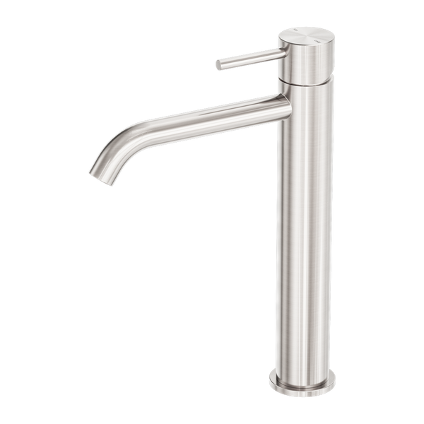 Nero Zen Tall Basin Mixer Brushed Nickel
