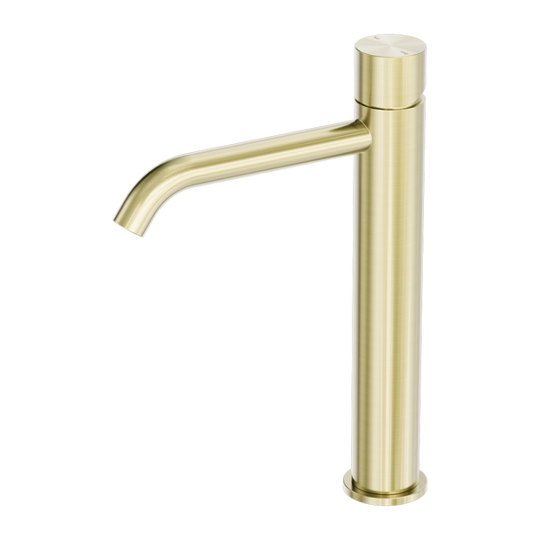 Nero Zen Tall Basin Mixer Handless Brushed Gold