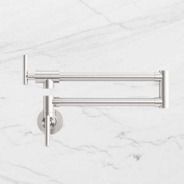 Nero Zen 316L Stainless Steel Pot Filler Brushed Nickel