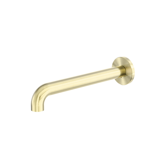 Nero Zen Round Basin/Bath Spout Only 230mm Brushed Gold