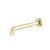 Nero Zen Round Basin/Bath Spout Only 185mm Brushed Gold