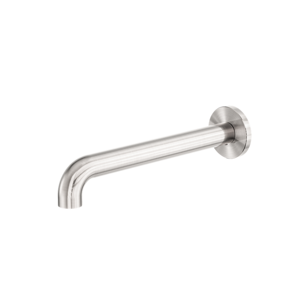 Nero Zen Round Basin/Bath Spout Only 230mm Brushed Nickel