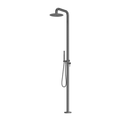 Nero Zen Outdoor Freestanding Shower Column Graphite