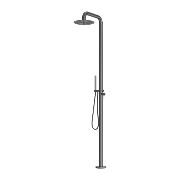 Nero Zen Outdoor Freestanding Shower Column Graphite
