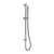 Nero Zen Shower Rail With Outdoor Shower Hose Brushed Nickel