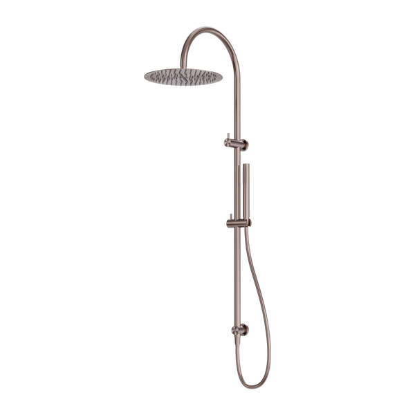 Nero Zen Twin Shower Brushed Bronze