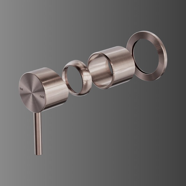 Nero Zen Shower Mixer (Trim Kit Only) Brushed Bronze