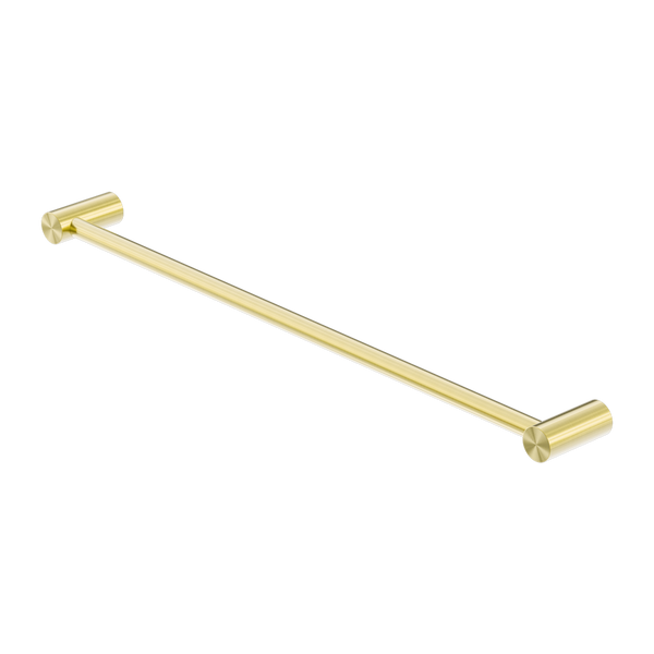 Nero Zen Single Towel Rail 800mm Brushed Gold
